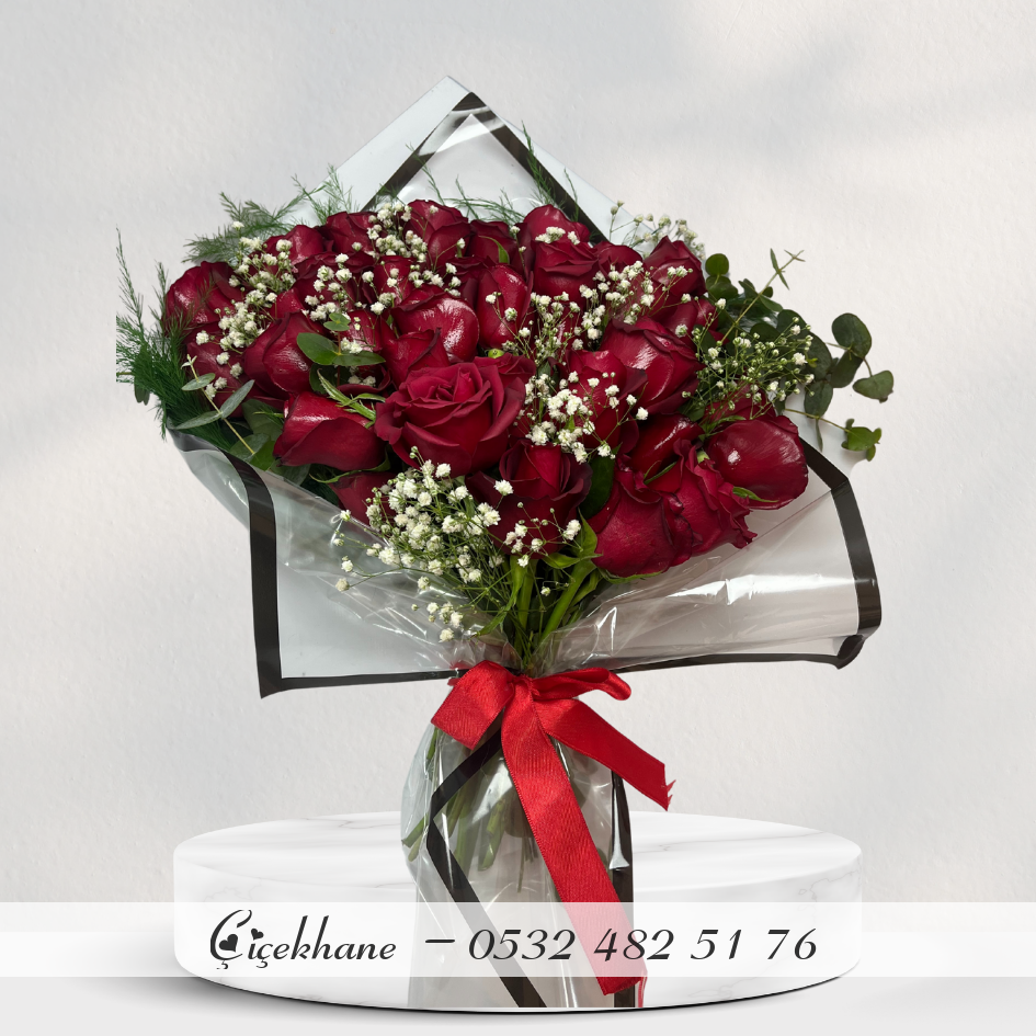 35 Li Gül Buketi