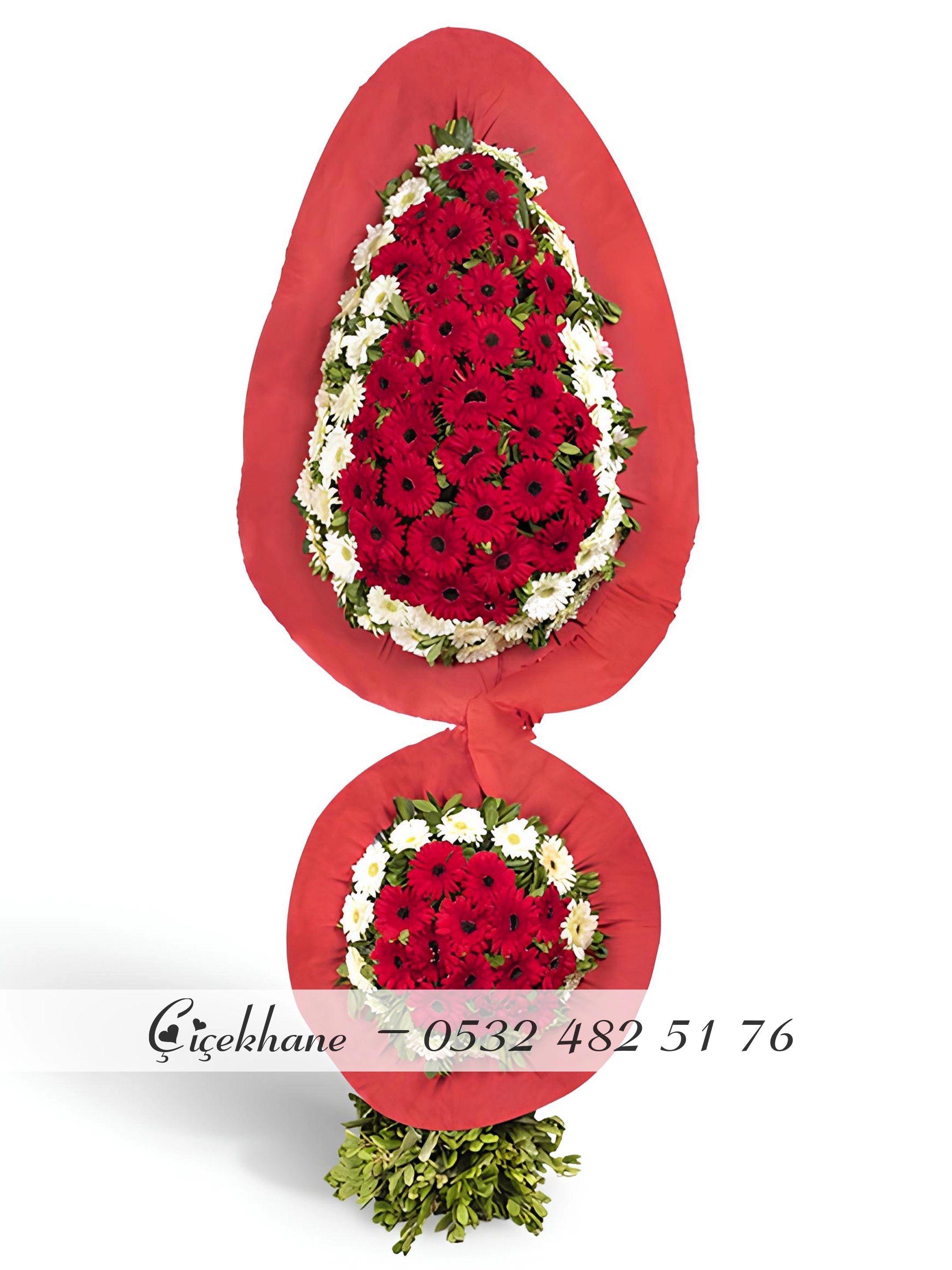 Kırmızı Uygun Fiyatlı Çelenk