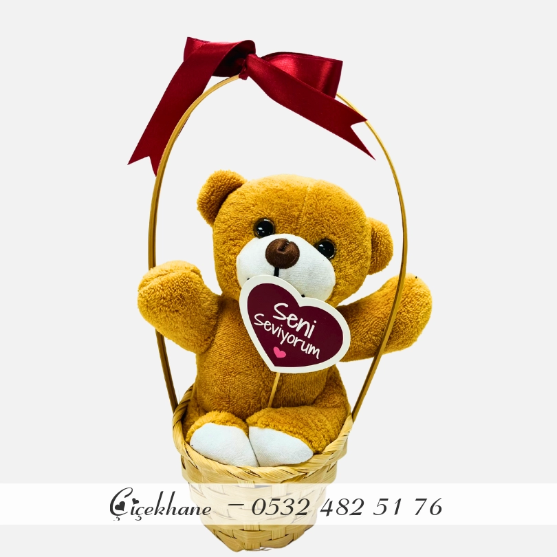 Sepetli Sevimli Peluş