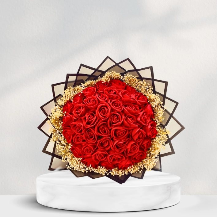 41 Li Yapay Gül Buketi ( İsteme Çiçeği )