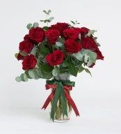 Cam Vazoda 25 Li Gül